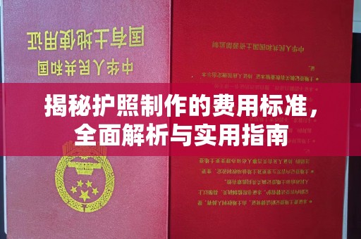 木垒揭秘护照制作的费用标准，全面解析与实用指南