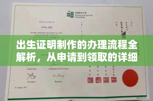 木垒出生证明制作的办理流程全解析，从申请到领取的详细指南